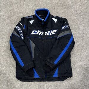 Castle Kids' Black and Blue Ski Jacket